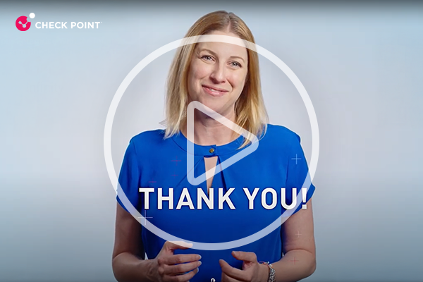 Partner gratitude video Video explaining the benefits of joining the Check Point Partner Program