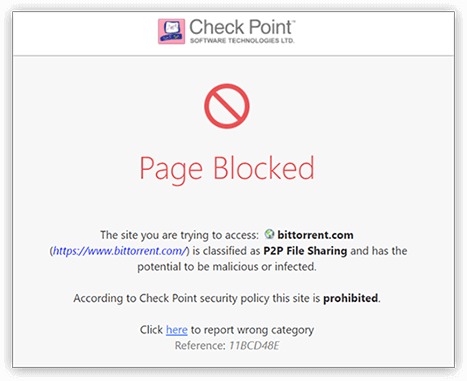 Check Point Software Technologies Screenshot
